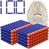 Airlab 100 Pezzi Proiettili per Pistole Nerf Fortnite, Dardi per N-Strike Elite, Colpi Munizioni Accessori Pallottole Ricarica con Borsa Portaoggetti, Regalo Compleanno Pasqua Halloween Natale, Blu