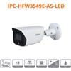 Dahua telecamera AI IP allarme onvif Poe 5MP starlight Full Color - IPC-HFW3549E-AS-LED (3.6mm) S