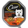 Cesar Dog Ricette di Campagna Vaschetta Multipack 14x150G MANZO E PASTA