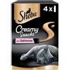 Sheba Snack Gatto Creamy Snack Salmone 4X12G