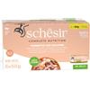 Schesir Cat Complete Nutrition Lattina Multipack 6x50G TONNETTO CON SALMONE