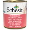 Schesir Dog Lattina Multipack 16x285G POLLO CON CAROTE