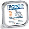 Monge Monoprotein SOLO Vaschetta Multipack 24x150G ANATRA