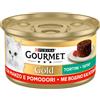 Gourmet Gold Tortini Cat Lattina Multipack 24x85G MANZO E POMODORO