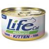 Life Pet Care Natural Kitten Lattina Multipack 24x85G TONNO