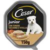 Cesar Puppy Vaschetta Multipack 14x150G TACCHINO E VITELLO