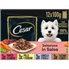 Cesar Dog Busta in Salsa Multipack 12X100G MIX CARNE E VERDURA