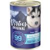 Virtus Country Paté Puppy Lattina 400G TACCHINO E SALMONE CON MIRTILLI