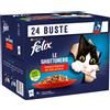 Felix Le Ghiottonerie Cat Busta Multipack 24x85G MIX CARNE