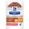 HILLS Hill's Prescription Diet k/d Kidney Care Alimento Umido per Gatti con Salmone 85G