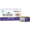 Schesir Cat Lattina Multipack 6x50G TONNETTO CON MANZO