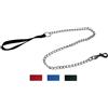 CROCI Guinzaglio Nylon con Catena Nero M
