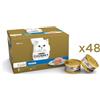 Gourmet Gold Mousse Cat Lattina Multipack 48x85G MIX CARNE E PESCE