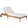 ETHNICRAFT lettino regolabile con cuscino per esterni JACK - 10331