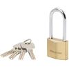 Master Lock 2940EURDLH Lucchetto a Chiavi con Corpo Spesso in Ottone Massiccio, Oro, 9.1 x 4 x 1.6 cm