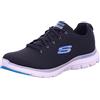 Skechers Flex Advantage 4.0, Sneakers Uomo, Nero Beige, 44 EU