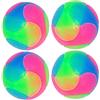 FineInno 4 pz Cane Giocattolo Palla,LED Dog Ball,Palle Rimbalzante in Gomma da Cane,Magic Roller Ball,per Golden Retriever, Labrador, Cani di taglia grande
