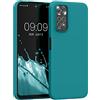 kwmobile Custodia Compatibile con Xiaomi Redmi Note 11 / Note 11S Cover - Back Case per Smartphone in Silicone TPU - Protezione Gommata - petrolio matt