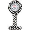 GIMA Orologio per infermieri - rotondo - fantasia zebra