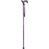 MORETTI Bastone In Alluminio Anodizzato Con Puntali Antiscivolo - Pieghevole E Regolabile In Altezza - Manico A T - Donna