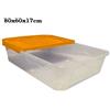 DUPLAST S.P.A LINEA DUO CONTENITORE 80x60x17 CENTIMETRI ARANCIO