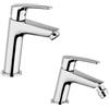 Jacuzzi | Rubinetteria Lucente set miscelatori lavabo medio e bidet per piletta click clack
