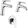 Jacuzzi Lavabo medio e bidet con incasso doccia Lucente Jacuzzi | Rubinetteria in set