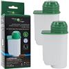 FilterLogic CFL-901B | 2x Filtro acqua sostituisce Brita Intenza, AquaAroma Crema cartuccia compatibile con Siemens, Bosch, Lavazza macchina da caffè automatica