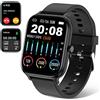 Choiknbo TORJALPH Smart Watch 1.69 Smartwatch Full Touch Screen per Android e IOS Outdoor IP68 Impermeabile Fitness Tracker Watch Cardiofrequenzimetro Sleep Monitor Blood Oxygen Activity Tracker per Uomo Donna