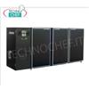 Banco frigo bar 3 porte, Ventilato, in Skinplate Nero