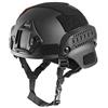 OneTigris, casco tattico ACH in stile MICH 2000 con supporto NVG e sponda per softair e paintball, Black