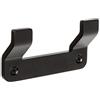 Tatay Colgador Doble de la Colección Onyx, en Aluminio anodizado Negro Mate. Doble Sistema de fijación, Tornillos y Sistema Glue & Fix, sin taladrar.