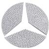 accessori interni dell'automobile 45mm Logo adesivo volante compatibile con Mercedes-Benz 