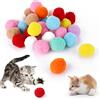 cobee Grandi palline giocattolo per gatti, 4 cm morbide palline per gattini palline per gatti pelosi giocattolo interattivo, 30 pezzi