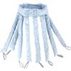 Ashuxxn Heatless Hair Curler Bigodini Morbidi Senza Calore Fascia per Bigodino Senza Calore Bigodini per Dormire Bigodino Pigro Strumenti per Acconciature da Donna per Capelli Lunghi Medi (blu)