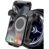 ICAILIN Supporto per telefono cellulare per auto per da Rotazione a 360 ° Supporto per telefono da auto per Smart 453,Forfour Fortwo Accessori,Mercedes Benz A/B/C/E/S,Mini Cooper