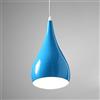 Mengjay Trade E27 Lampadario moderno Lampada color alluminio con altezza regolabile Soffitto Adottare Camera da letto Ristorante Counter Study Room Cafe Plafoniera Lampade a sospensione Lampadari (Blu)