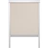 Lichtblick Tenda avvolgibile termica per lucernario Skylight, oscurante, funzionamento continuo, con guide laterali, su misura per finestre da tetto Velux, 61,3 x 122 cm (MK08)