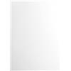 Vaessen Creative Florence Cardstock 2922-097 - Carta bianca, 200 grammi/m², formato DIN A4, 100 pezzi, liscia, per scrapbooking, creazione di biglietti, stampaggio e altri lavori di carta, bianco