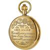 Tiong Orologio meccanico da tasca e da taschino in rame antico, da uomo, con catena e scatola regalo natalizia, Oro 2, Vintage
