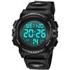 BEN NEVIS Orologio da Polso Orologi Sport per Bambini Digitale Multifunzione Impermeabile LED Luce Allarme Calendario Data con Cinturino in Silicone Blu