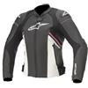 Alpinestars giacca in pelle donna Stella Gp Plus R V3 - 1239 Nero Bianco Fucsia