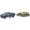 Bruder Pick-up Ram Power Wagon & Roadster Bruder Racing Team