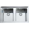 Franke: Lavello due vasche Neptune Plus NPX 620 101.0068.373 finitura inox satinato da 86x51 cm