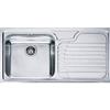 Franke PRONTA CONSEGNA - Franke: Lavello una vasca con gocciolatoio destra Galassia GAX 611 101.0017.509 inox satinato 100x50 cm