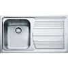 Franke OLX 620-L 101.0180.197 Onda Line Lavello 2 vasche incasso 86 x 50 -  inox satinato