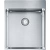 Franke PRONTA CONSEGNA - Franke Lavello una vasca Franke Box Incasso Semifilo/Filotop BXX 210-40 TL 127.0369.288 finitura inox satinato da 43x51 cm