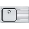 Franke Euroform - Lavello in acciaio inox EFL 614-78, 780x475 mm