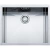 Franke Lavello una vasca Planar Sottotop PPX 110-52 122.0203.471 finitura inox satinato da 52x41 cm
