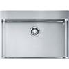 Franke Lavello una vasca Franke Box Incasso Semifilo/Filotop BXX 210-68 TL 127.0378.049 finitura inox satinato da 71,5x51 cm